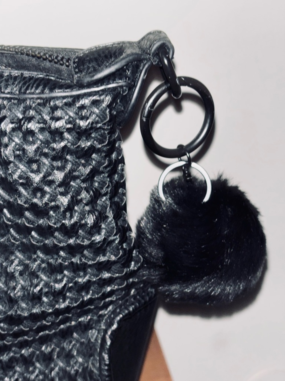 TORRID Black Woven Tote Bag with Top Handles - Picture 9 of 12